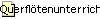 Querfltenunterricht